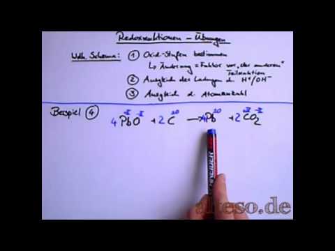Aufstellen von Redoxgleichungen - Aufgabe 4