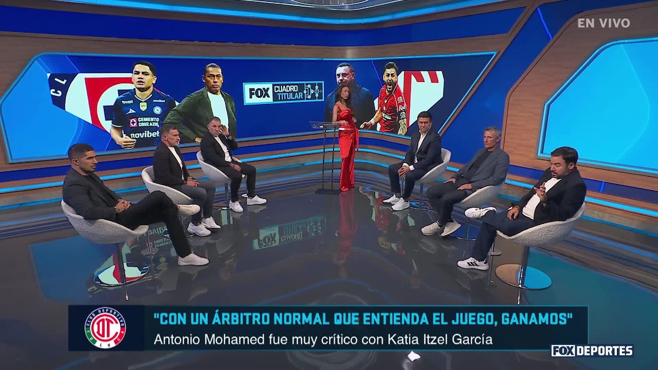 CRUZ AZUL 3-3 TOLUCA, Antonio 'Turco' Mohamed, muy molesto con el arbitraje | Cuadro Titular