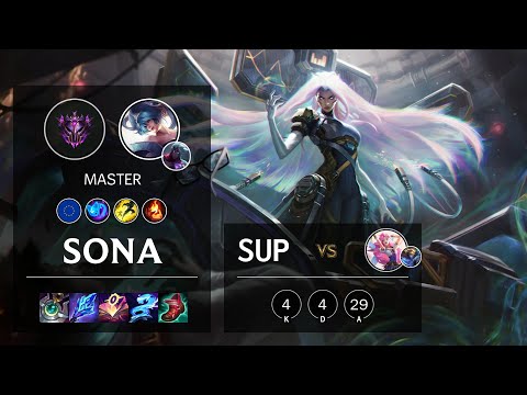 Sona Support vs Seraphine - EUW Master Patch 11.13
