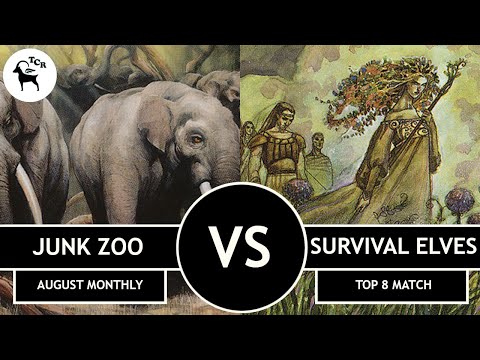 Junk Zoo vs Survival Elves - Premodern Monthly Open August 2021 Top 8 Match