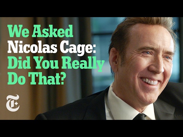 Only Nicolas Cage Could Tell Stories Like These | The Interview