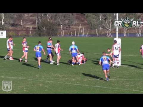 2017 CRRL - R7 1st Grade Highlights - Tuggeranong Rangers Vs. West Belconnen Warriors
