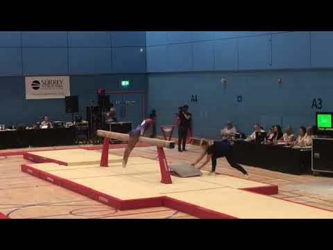 Taeja James - 2019 British Teams - Beam