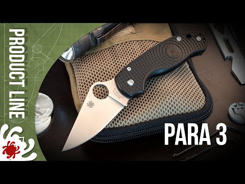 Карманный нож Spyderco Para 3 Black Blade CPM S45VN G-10 Black (C223GPBK)