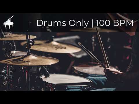 Infinite Drum Tracks Simple Metal Drum Track 100 BPM Drum Beat Track ID 4 song