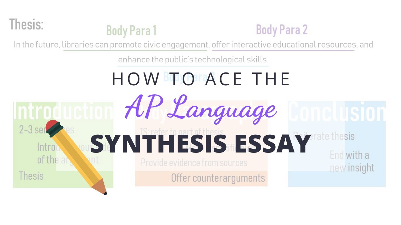 What do you need in a synthesis essay?