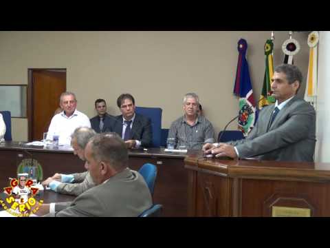Tribuna Irineu Machado Presidente da Câmara de Juquitiba dia 7 de Fevereiro de 2017