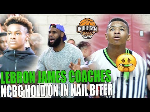 LEBRON JAMES COACHES North Coast Blue Chips TO Overtime NAIL BITING CLOSE WIN