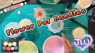 Resin Project - Ceramic Flower pots With Scented Candles