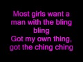 P!nk Most Girls Lyrics 
