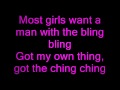 P!nk Most Girls Lyrics 