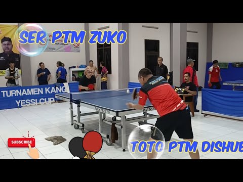 SER (PTM ZUKO) vs TOTO (PTM DISHUB) | Turnamen Tenis Meja Kang Yessi Cup 2023
