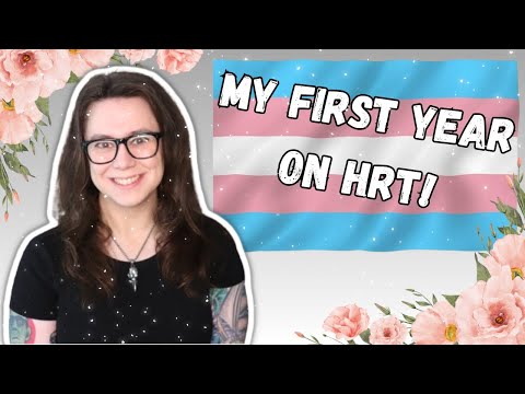 My first year on HRT as a trans woman!