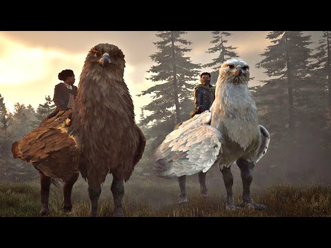 Hogwarts Legacy - Saving & Flying Hippogriff Scene (Unlock Hipogriff) 4K 60FPS 2023