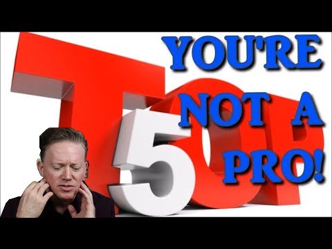 Top 5 Reasons WHY You're Not A Professional Musician! (yet) 2017