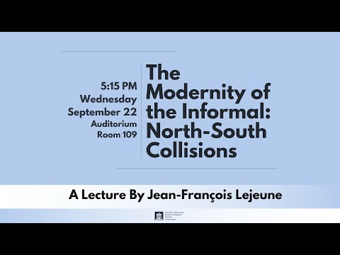 A Lecture By Jean-François Lejeune
