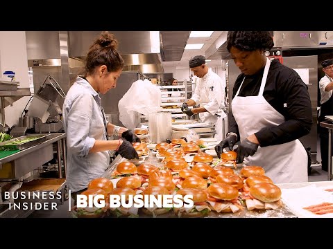 How 215,000 Meals Are Made For Super Bowl LIV | Big Business | Business Insider