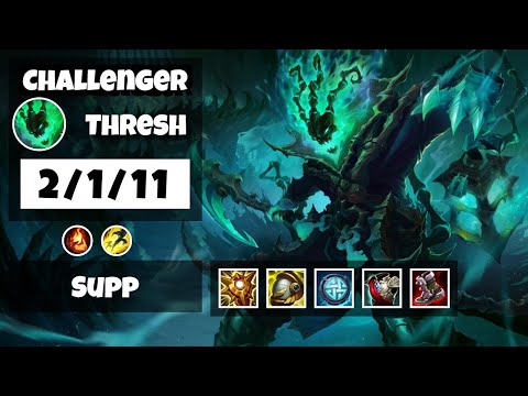 Thresh Challenger Gameplay S11 Replay 11.11 Support (2/1/11) - OCE