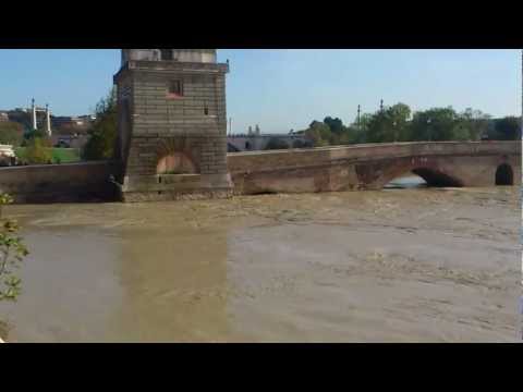 La Piena del Tevere a Ponte Milvio