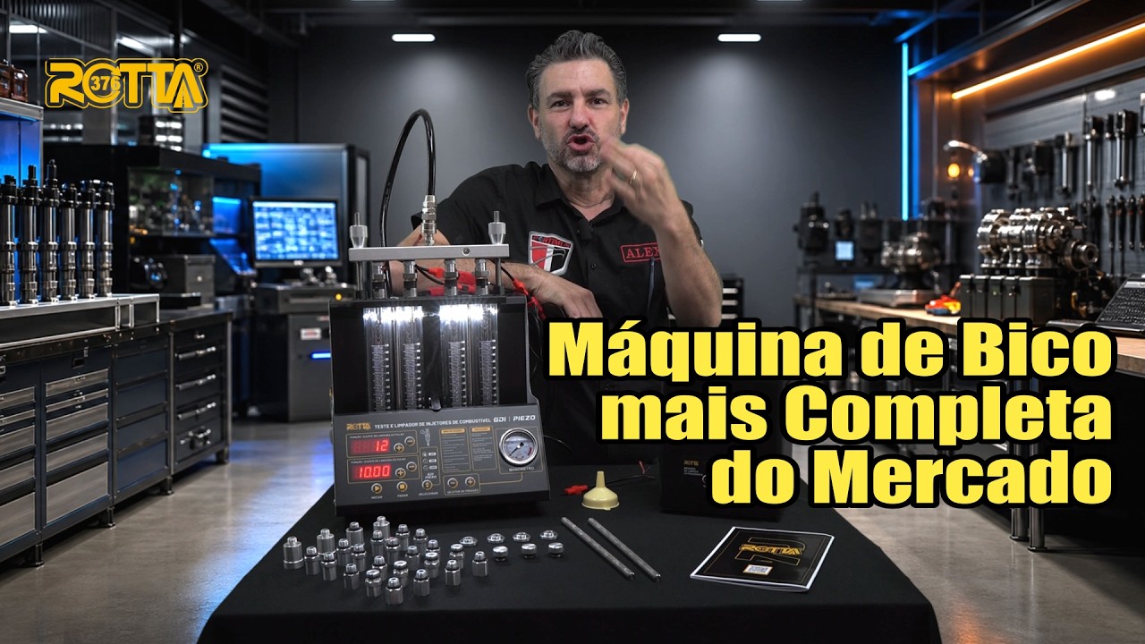 ✅ Máquina Limpeza Bico Injetor Rotta 376 | TESTEI E APROVEI!