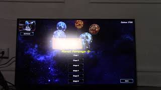 I'm playing planetary defense force indie game on atari vcs 800