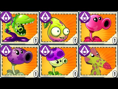 Plants vs. Zombies 2 | All POISON Plants Max Level Power-Up! vs All Zombotany 2