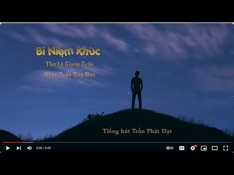 Bi niệm khúc Sheet - Trần Phát Đạt
