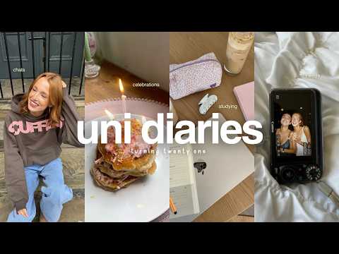 uni days in my life | lectures, my birthday, friends, matcha & more