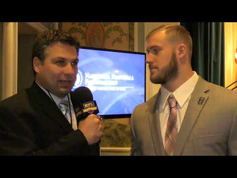 Interview with Slippery Rock's DE| Marcus Martin at NFF's College Football Hall of Fame