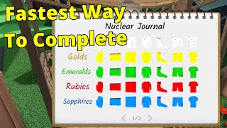 Fastest Way To Complete The Nuclear Journal [Laundry Simulator]