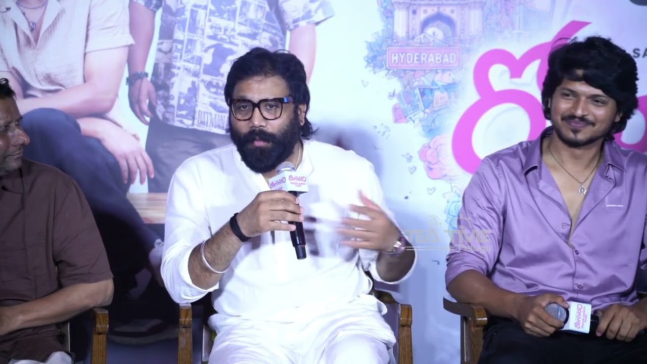  Sandeep Reddy Vanga and Romanchakam team at Romanchakam Movie press meet