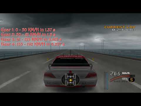 Enthusia - Ocean Bridge Wet, Mitsubishi Lancer Evolution VII Rally Car [Lvl 10] (2022/12/29)