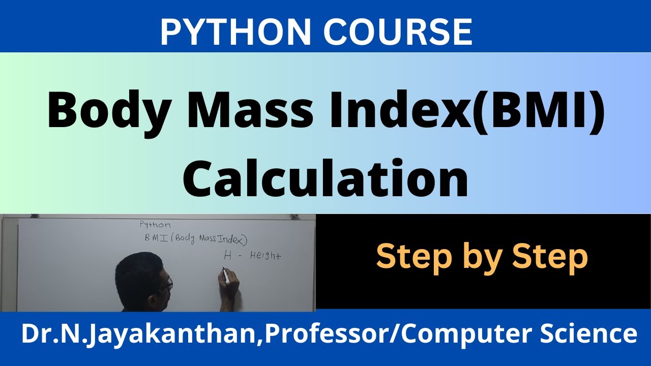 Python Program to Calculate BMI (Body Mass Index) ||  Ultimate Guide to BMI Calculation with Python!