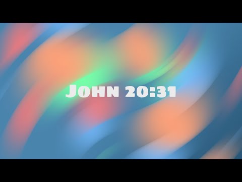 John 20:31 - Praise Nation Kids!