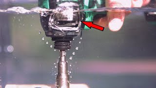 World's Fastest Impact Driver Meets 10,000fps Underwater Slow-Mo