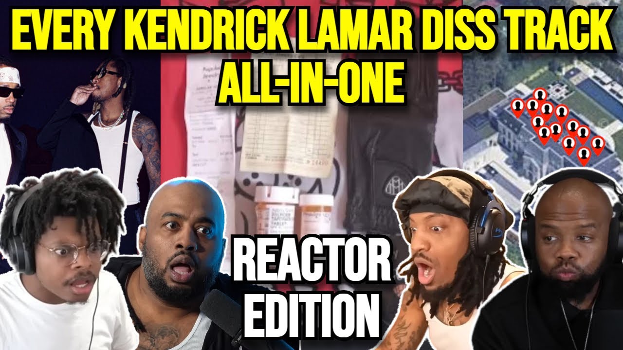 Every Diss Track From Kendrick Lamar - All-in-One | REACTION MASHUP
