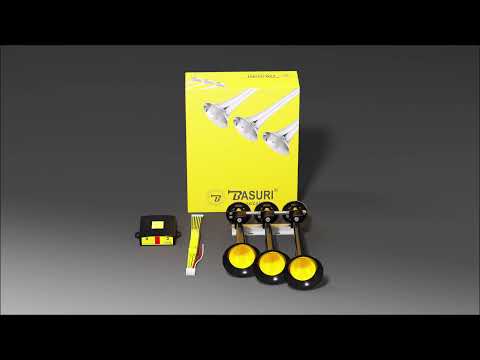 12v / 24v Basuri ® 3 Trumpet air horn 16 sounds