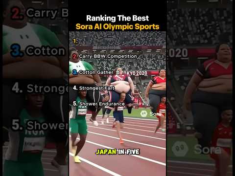 Ranking The Best Sora AI Olympic Sports⭐. #shorts