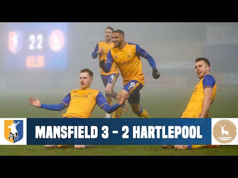 Mansfield Town v Hartlepool United highlights