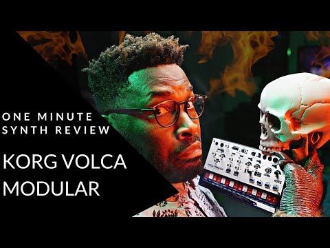 ONE MINUTE SYNTH REVIEW!!! Ep. 21 Korg Volca Modular (Halloween Special)