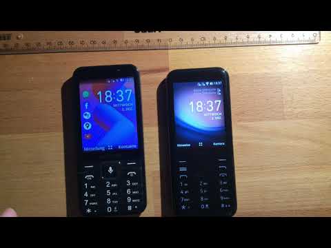 First look review myPhone Up Smart vs Nokia 8000 4G