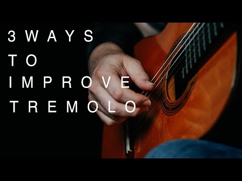3 tips to improve your tremolo for classical guitar| smooth and even tremolo