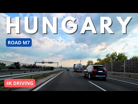 Driving from Budapest, Hungary to Slovenia: Road M7 - April 2024