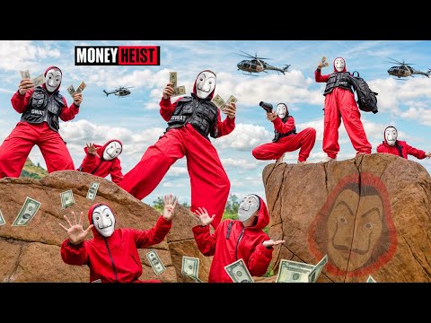 PARKOUR VS MONEY HEIST! 6 | ZOMBIES: No ESCAPE, BAD GUYS blocked all routes (BELLA CIAO REMIX) POV