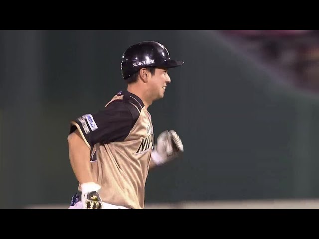 【3回表】今季初打点!! ファイターズ・松本剛の一打で同点に追いつく!! 2021年9月30日 東北楽天ゴールデンイーグルス 対 北海道日本ハムファイターズ