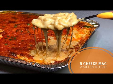 5 CHEESE MAC AND CHEESE (EASY RECIPE!!)