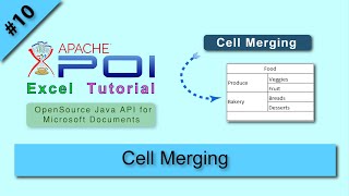 Apache POI Merge Cells | Merge cell using Apache POI | Apache POI Set Value of Merged Cell