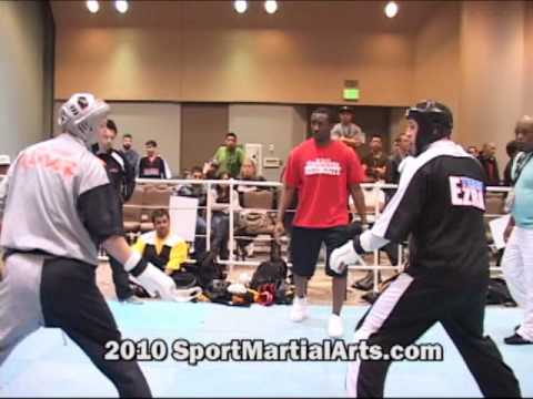 Wade Taylor v Brandon Bertsch - Men's point sparring - 2010 Golden Gate Int'ls