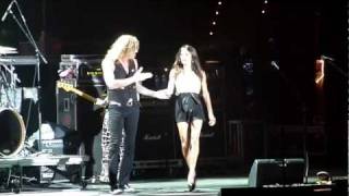 Sebastian Bach Maria awake at Pabellón Príncipe Felipe, Saragossa, Spain on October 22, 2010