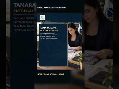 Tamarana/PR: começa a entrega de títulos